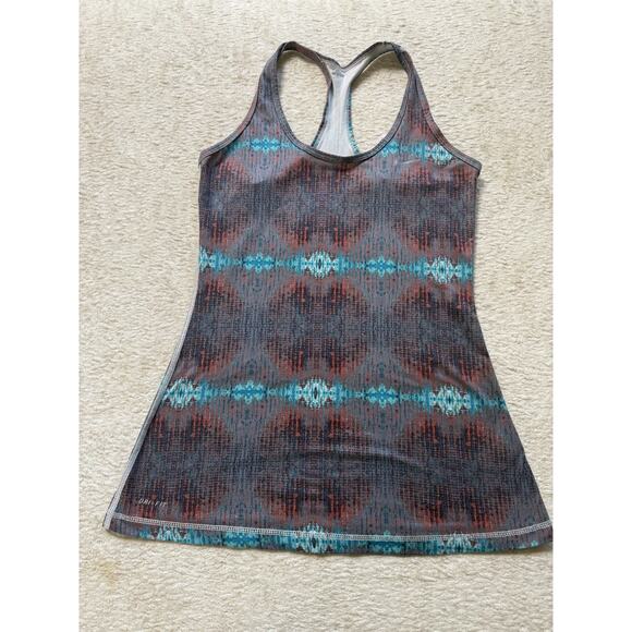 Nike Dryfit Tank Top Work Out Exercise Shirt Built In Bra Stretch Medium - Picture 1 of 4